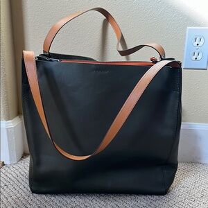 Rag and Bone Women’s Passenger Tote - Olive green and tan